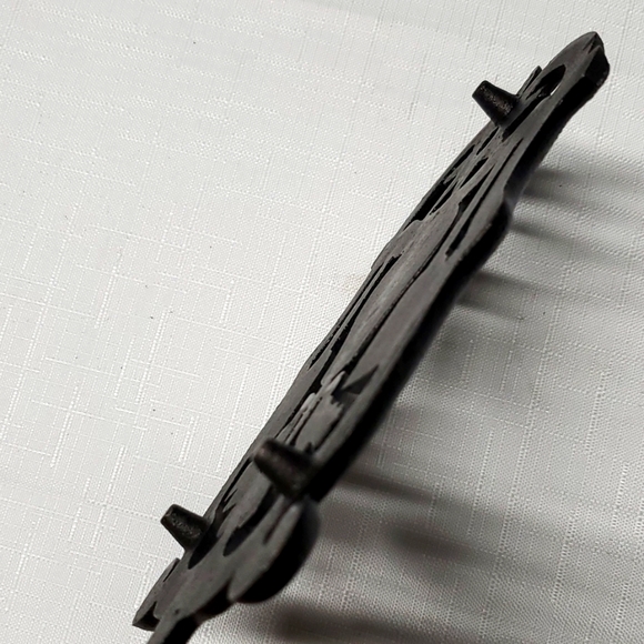 Cast Iron Trivet Black Counter Top Kitchen Dining Primitive Decor Country Farm - Picture 6 of 7